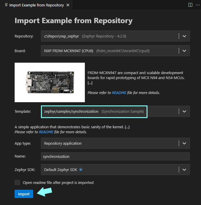 Import Synchronization