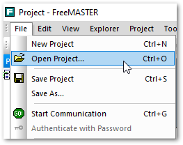 ACH FreeMASTER Open Project