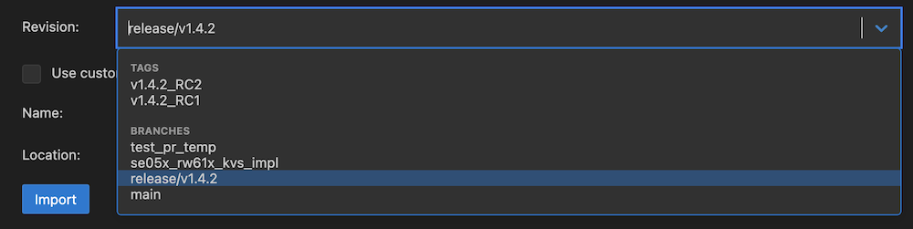 ImportRemoteRevision
