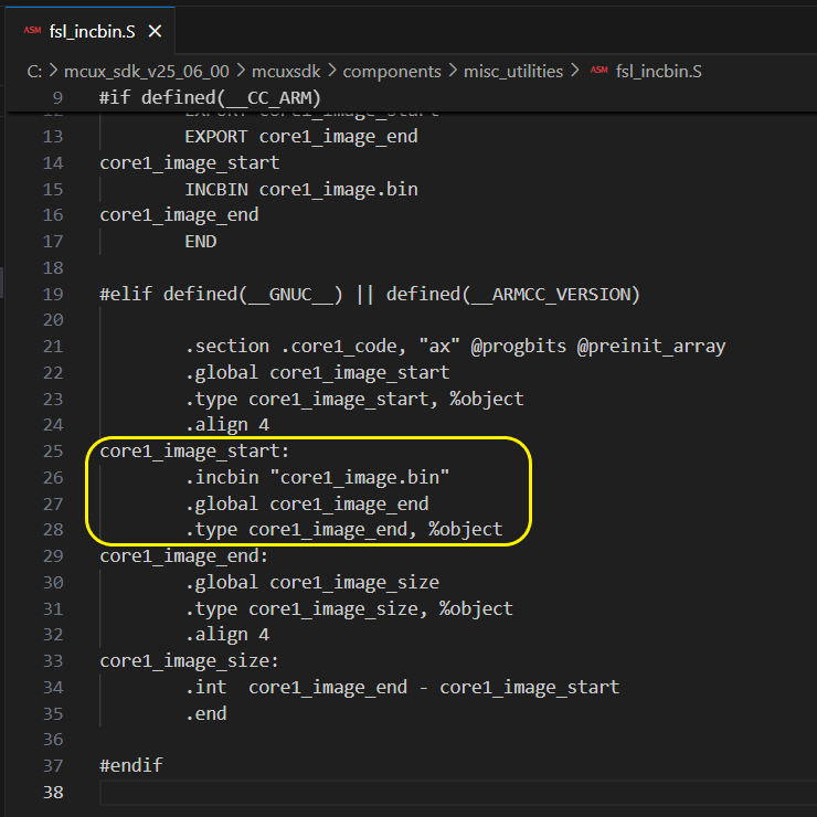 Multicore Secondary Load Image Bin