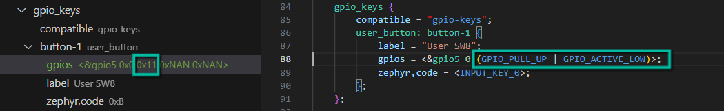 Button Node Properties
