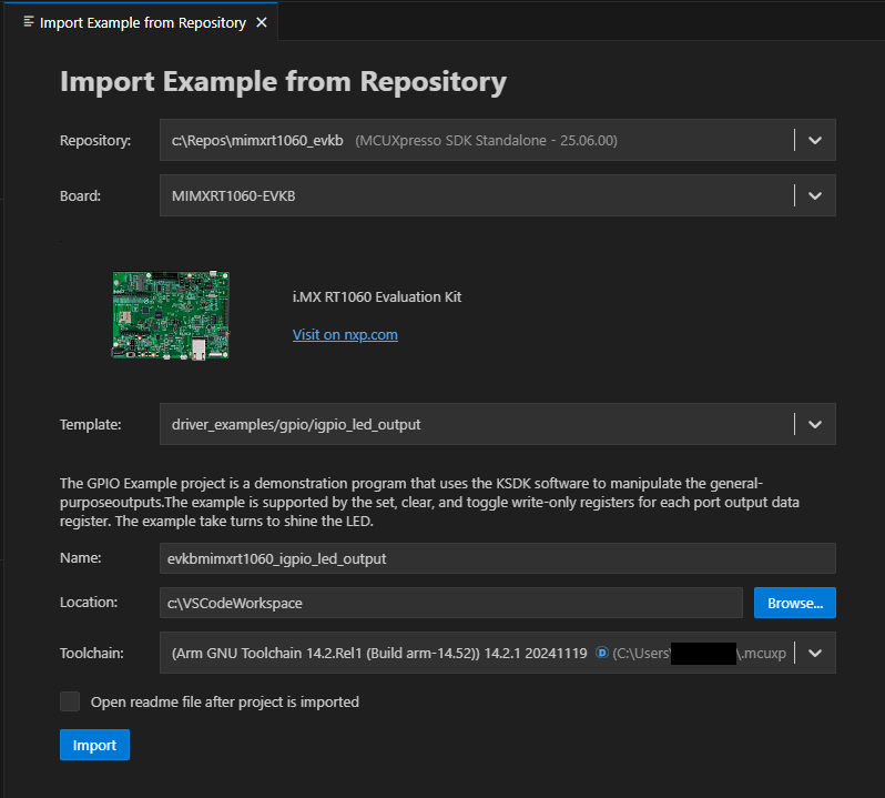 Peripheral View Example