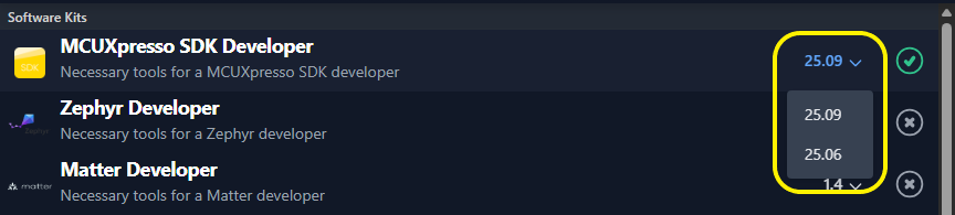 MCUXpresso Installer