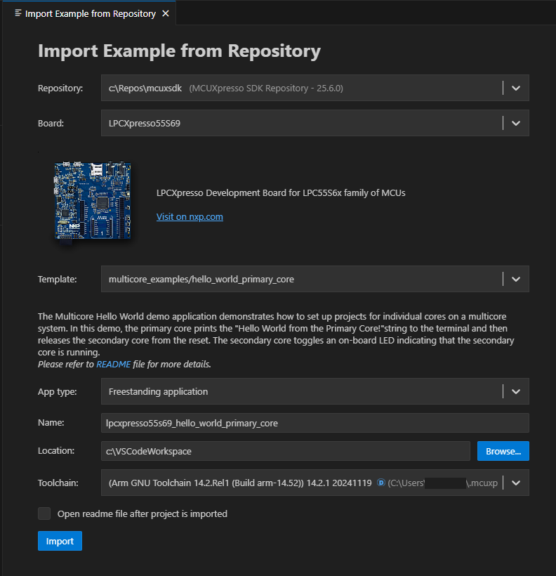 Multicore Import Projects
