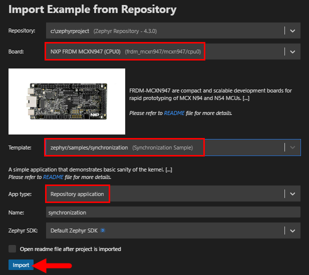 Import Synchronization