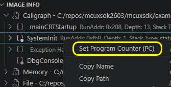 setpc imageinfo context