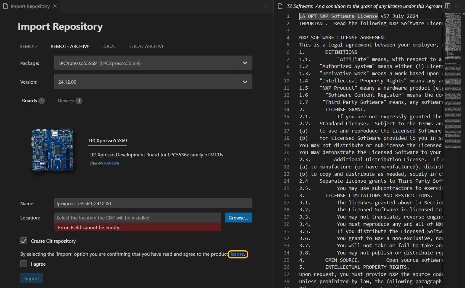 SDK Builder License Preview
