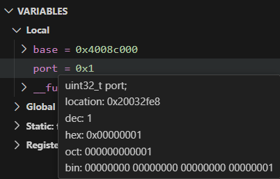 Tooltip Variables
