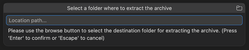 Import Multiple Projects destination