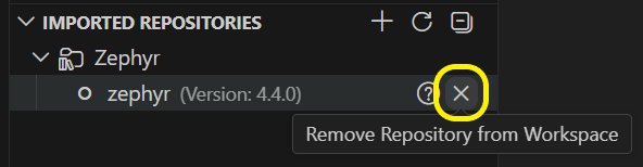 Remove repository