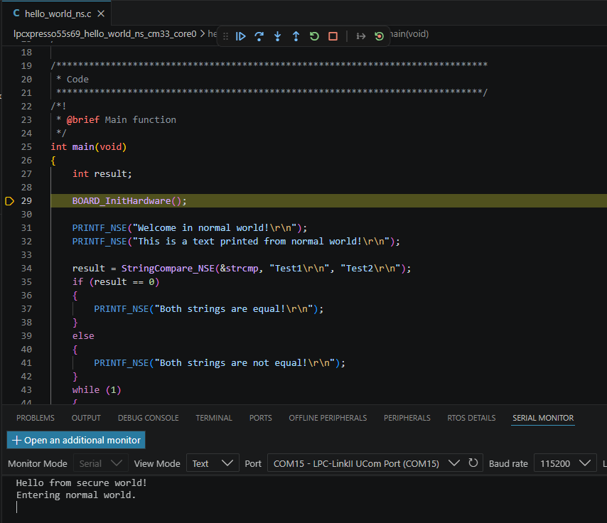 TrustZone DebugMode