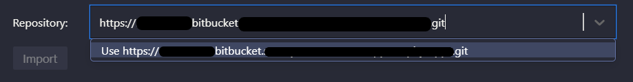 Using a custom HTTPS Git Repository