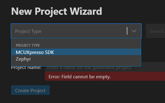 NPW project type