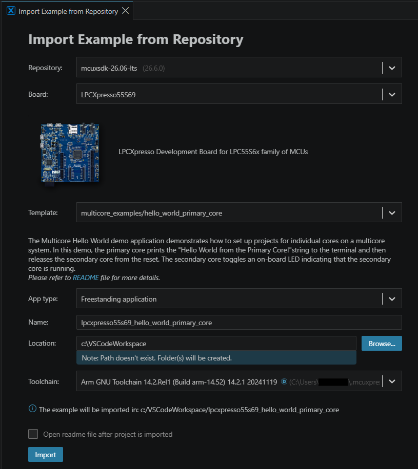 Multicore Import Projects