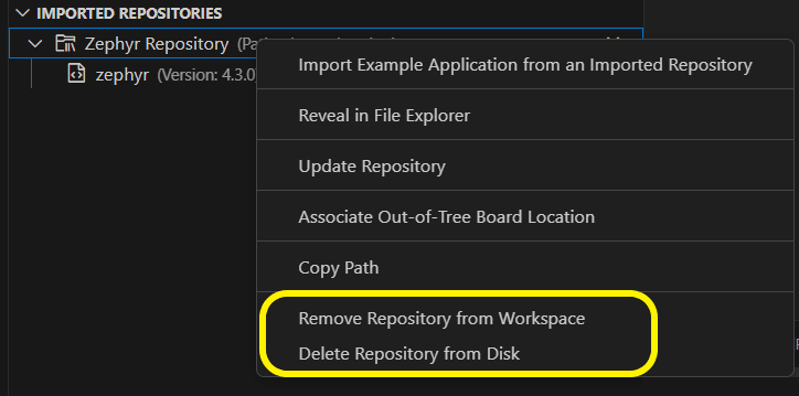 Delete repository