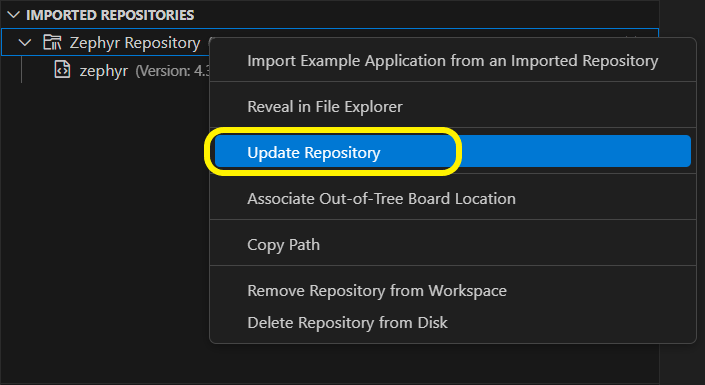 Restore repository