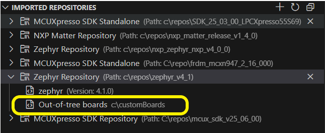Zephyr out-of-tree-boards-entry