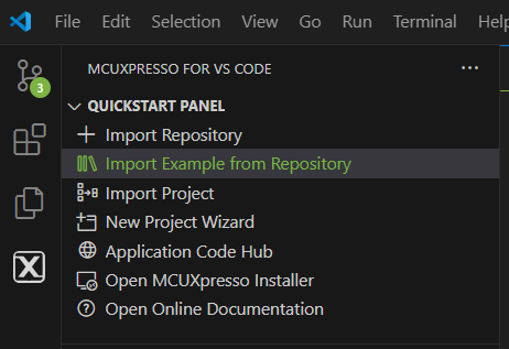Import Zephyr Example