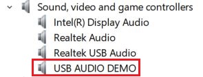 The device enumerated in the device manager