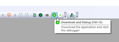 Download and Debug the Wireless UART application