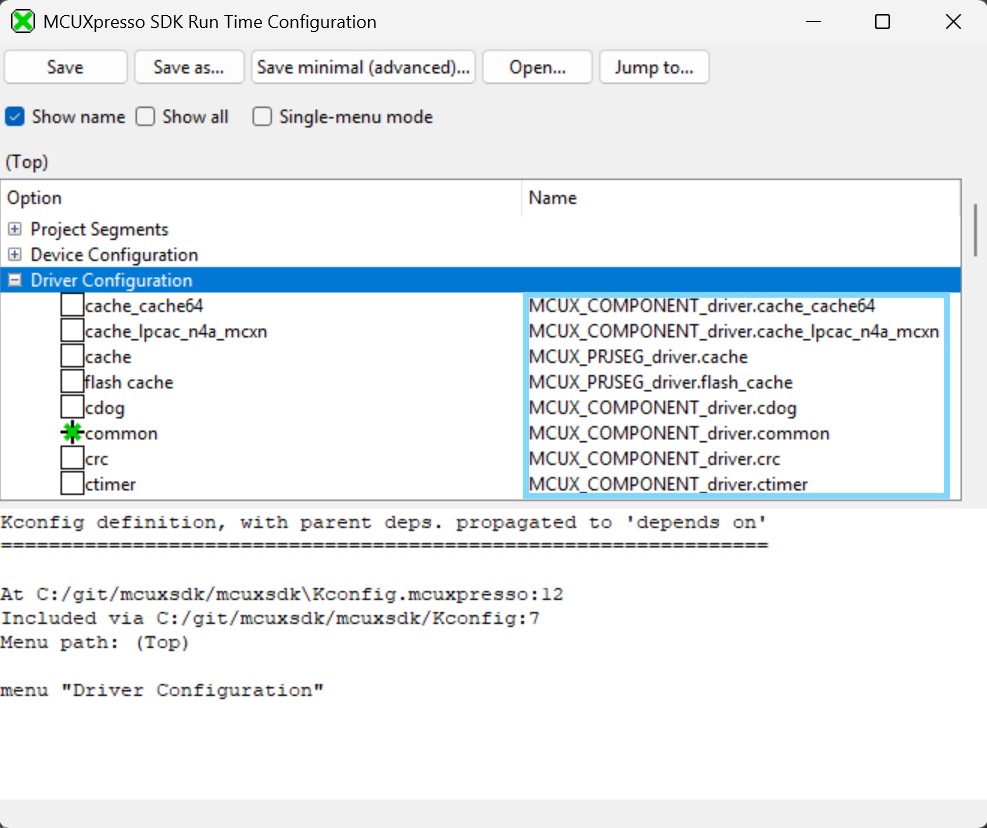 Check "Show name" box
