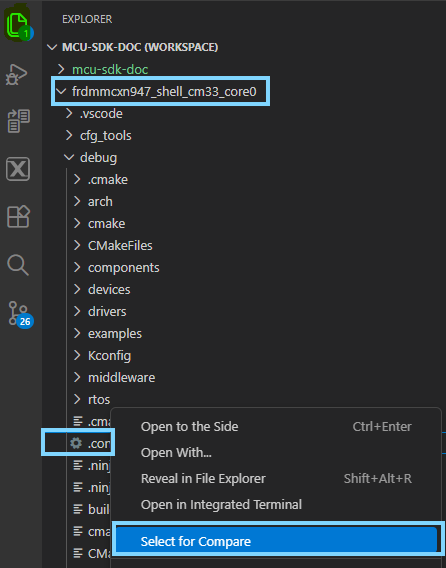 Select first .config