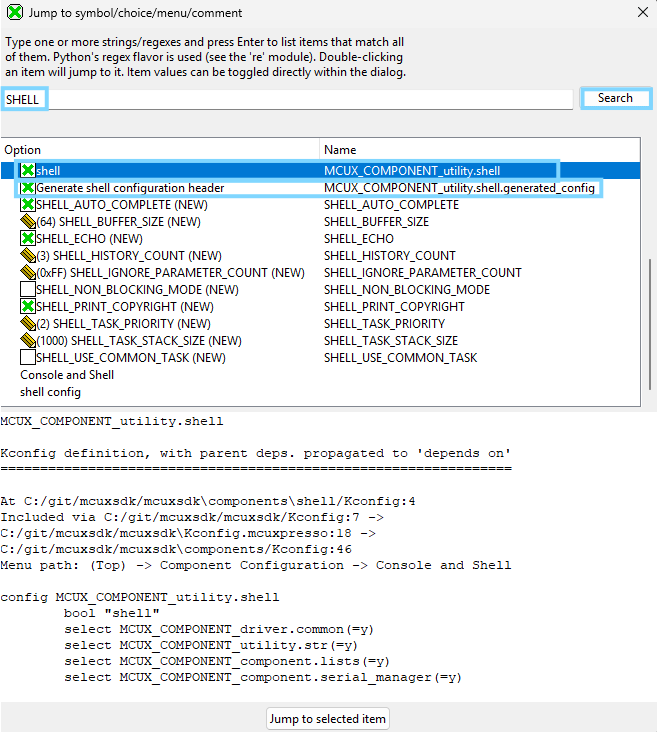 Add Shell Component