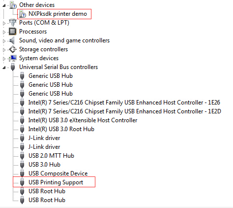 printer in device manager