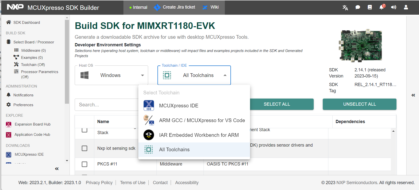 MCUXpresso SDK download — MCUXpresso SDK Documentation