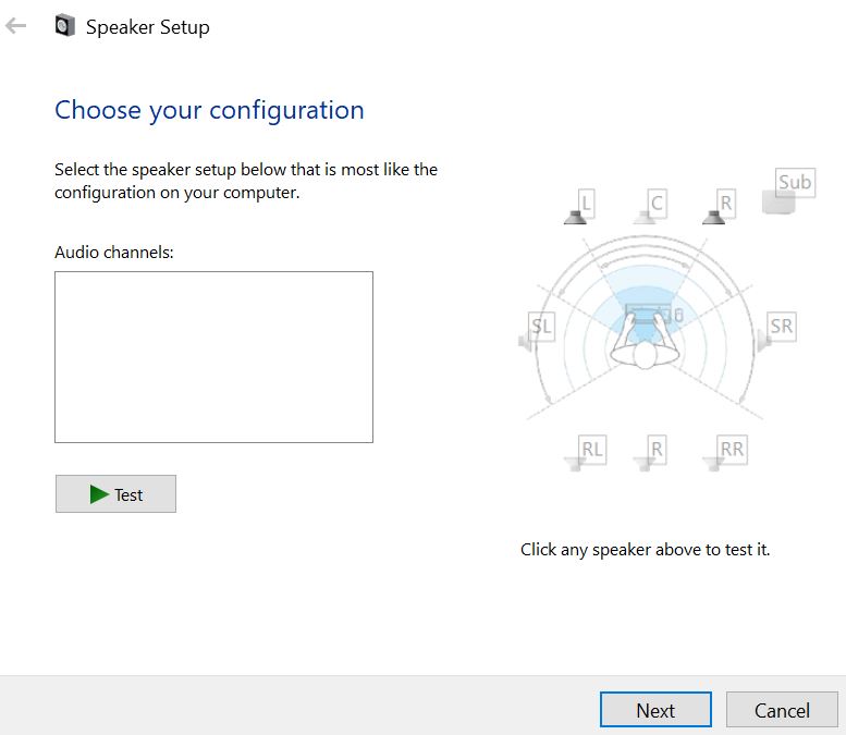 Speaker 16 channels