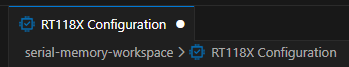 Save configuration